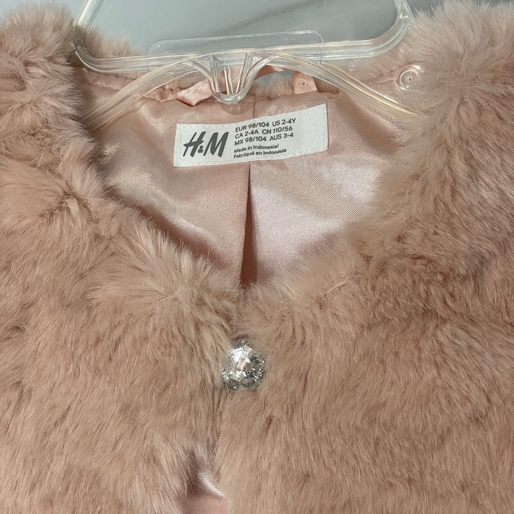 H&M Faux Fur Cropped Jacket - Picture 3 of 6